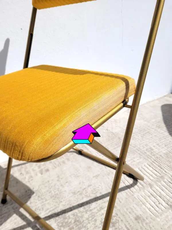 Lot de 3 chaises pliantes vintages Lafuma Chantazur 07