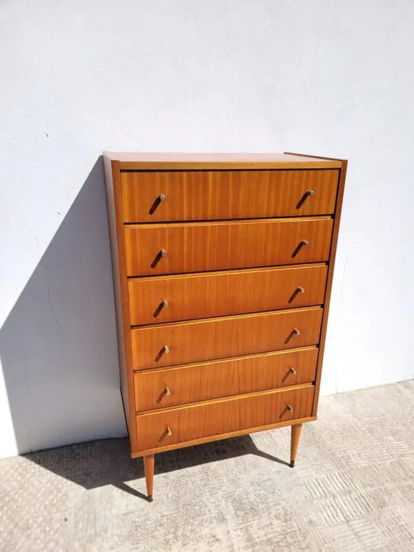 Meuble commode vintage semainier chiffonnier 1970 01