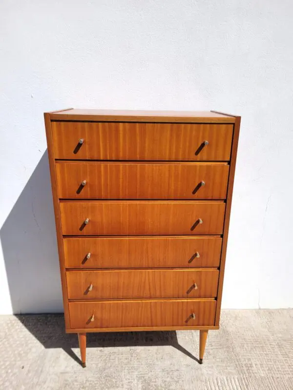 Meuble commode vintage semainier chiffonnier 1970 04