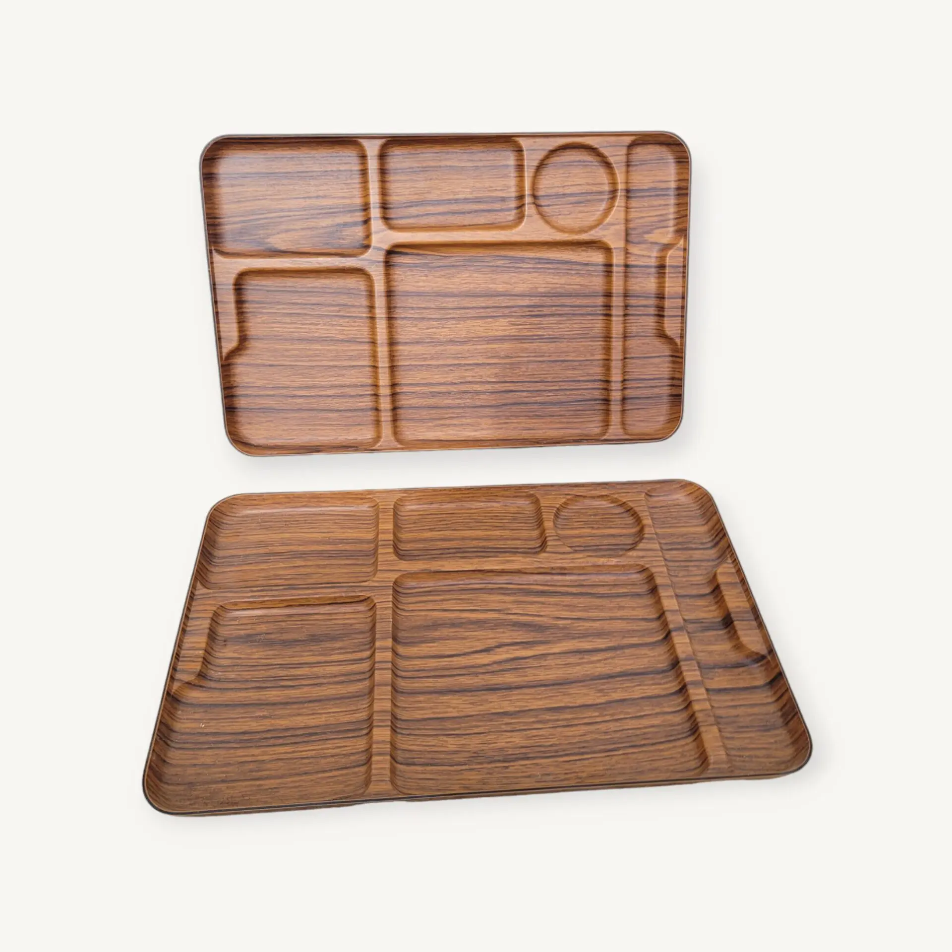 Paire plateau vintage Caleppio Italie 1970 06