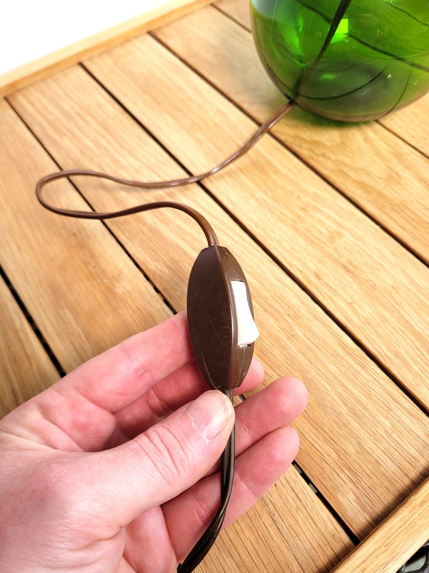 Pied de lampe vintage flotteur 04