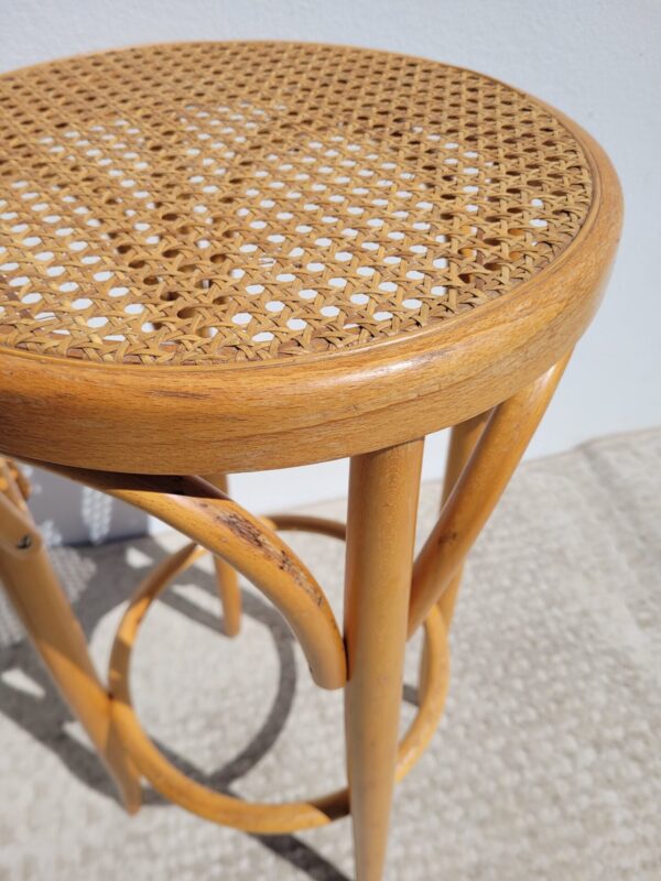 Tabouret haut bistrot en hêtre 04