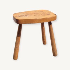 Ancien tabouret de campagne tripode 07