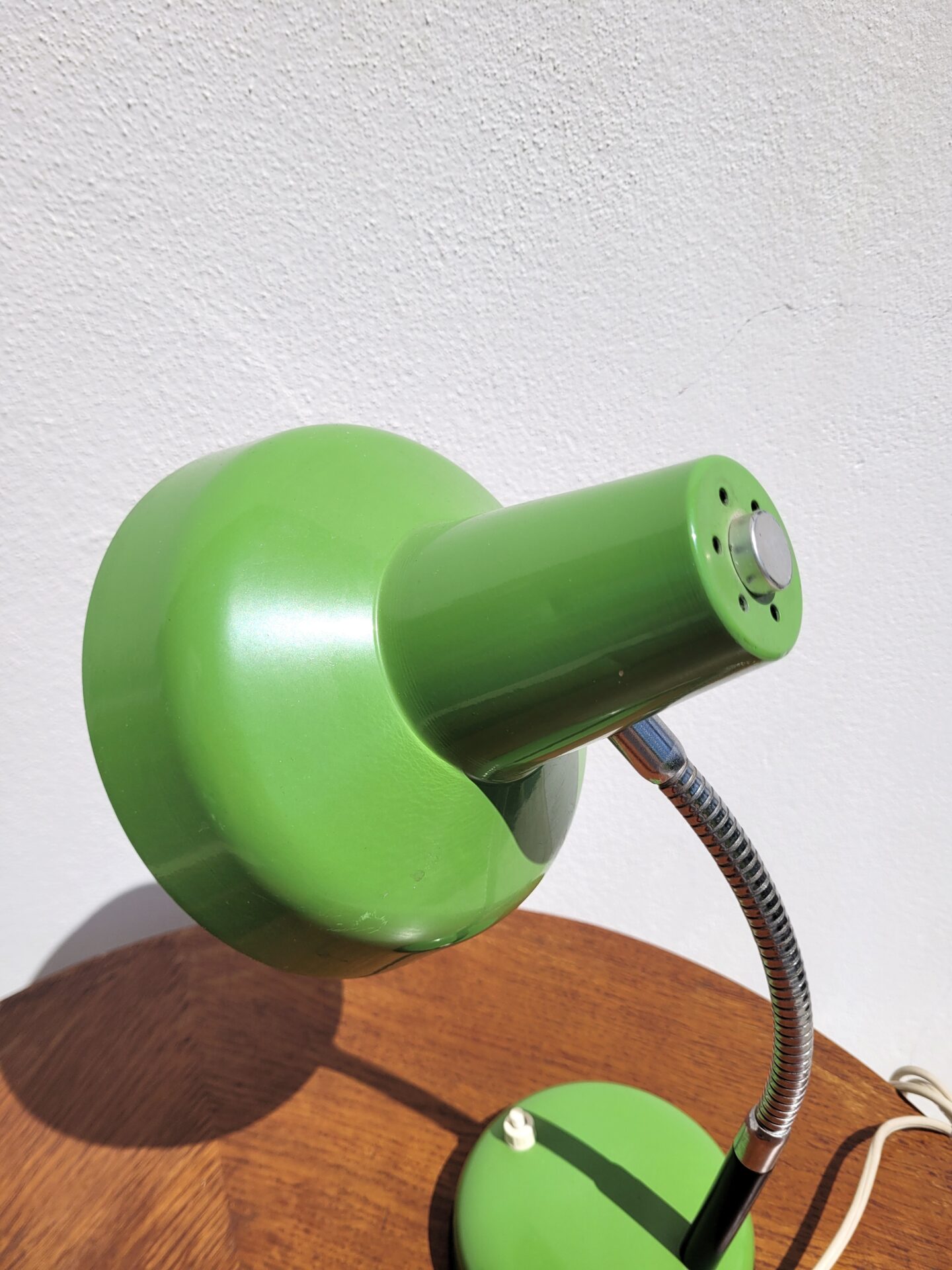 Lampe flexible vintage verte et noire | Coucou Retro