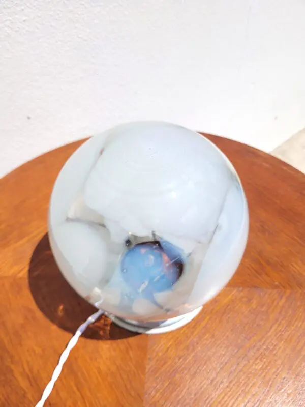 Lampe globe vintage verre Murano 02