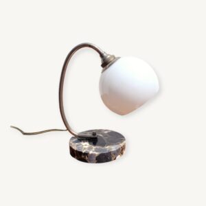 Petite lampe opaline et marbre 1940 06