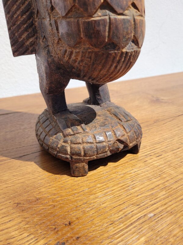 Statue oiseau Calao Sénoufo art Africain 05