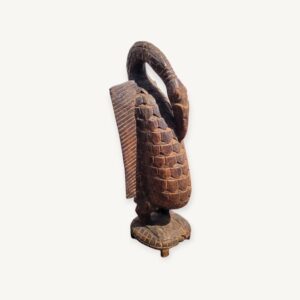 Statue oiseau Calao Sénoufo art Africain 08