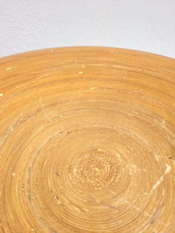 Tabouret champignon en bambou 1980 04