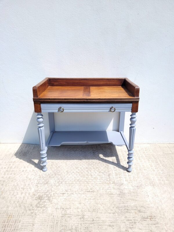 Ancienne table de toilette coiffeuse bureau ou console 01