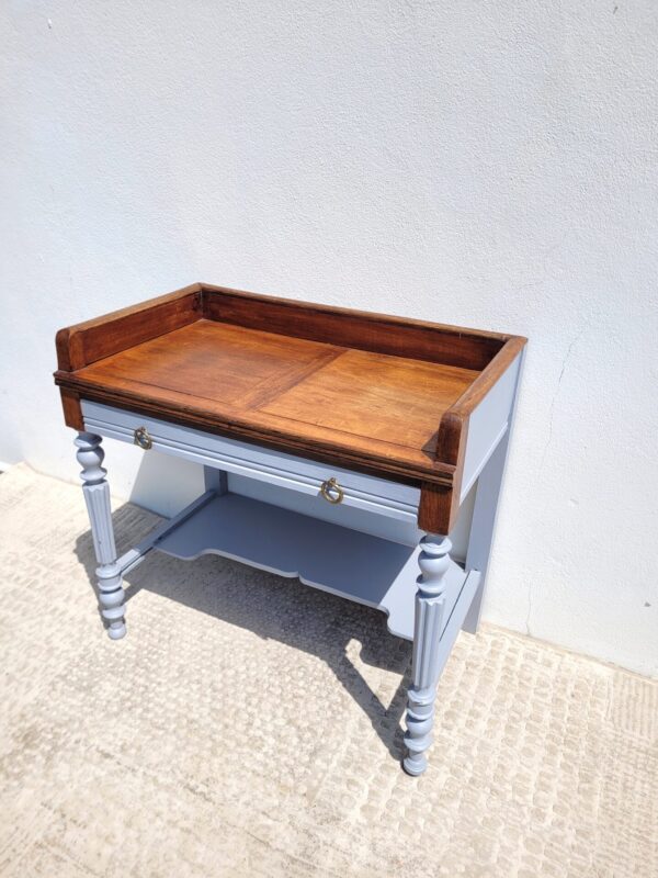 Ancienne table de toilette coiffeuse bureau ou console 03