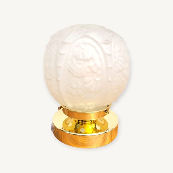 Lampe vintage globe Art Nouveau 006