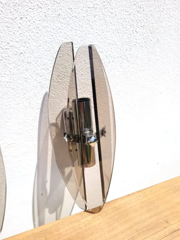 Paire de lampes d'applique dlg Veca Italie 03