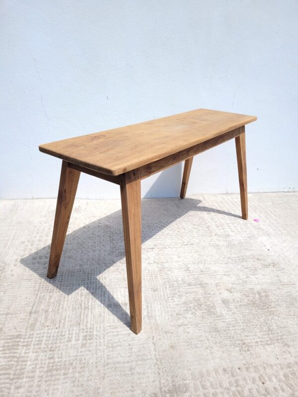 Table ou console ancienne en bois brut 02