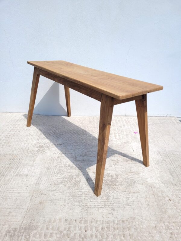 Table ou console ancienne en bois brut 03