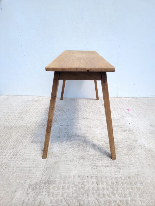 Table ou console ancienne en bois brut 04