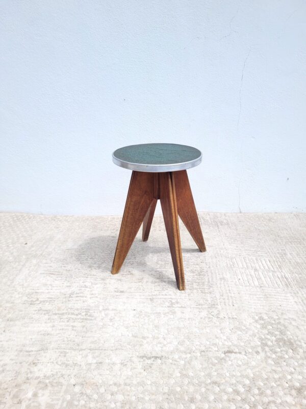 Tabouret bas vintage vers 1950 001