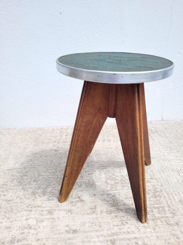 Tabouret bas vintage vers 1950 002