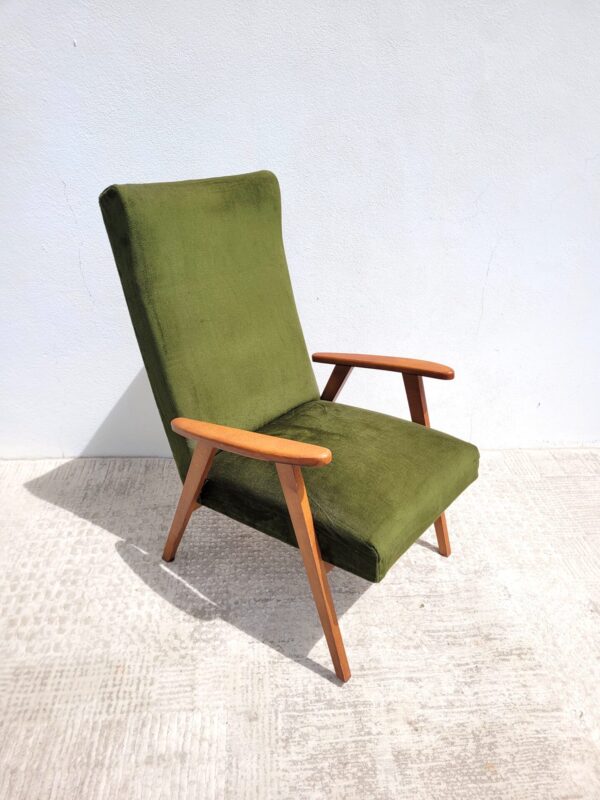 Fauteuil vintage esprit scandinave 1960 02