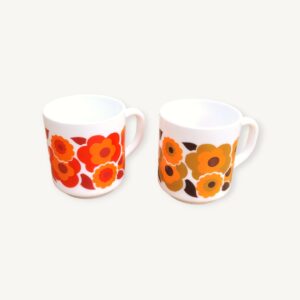 Paire mugs vintage Lotus Arcopal 05