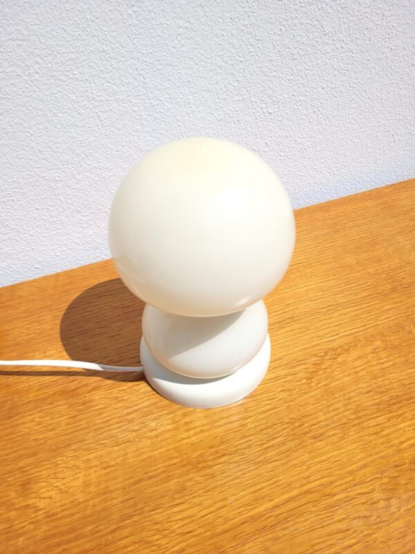 Lampe champignon vintage en verre 02