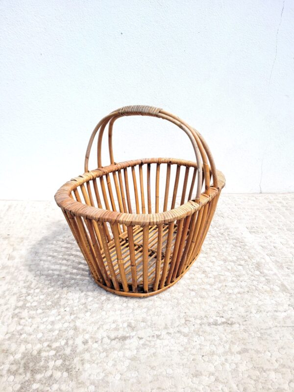 Panier en rotin vintage 02