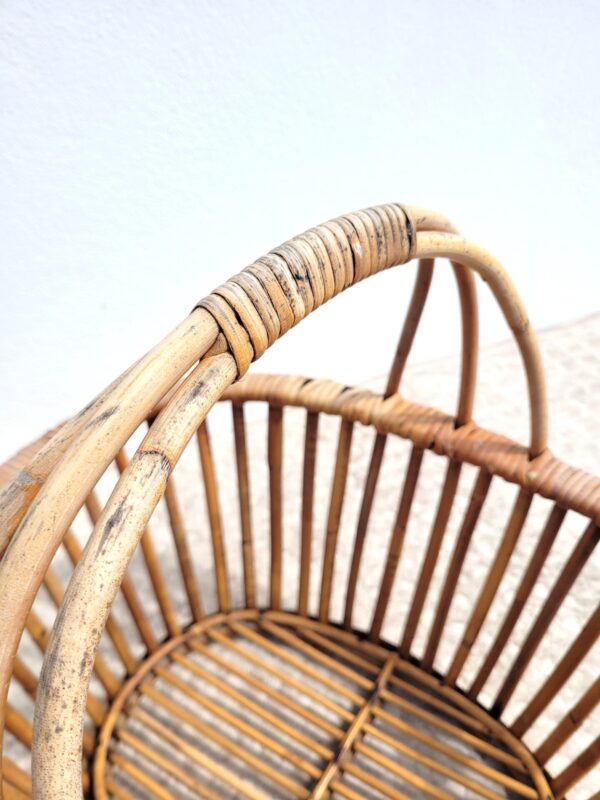 Panier en rotin vintage 04