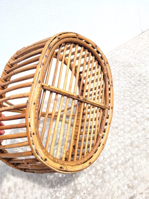 Panier en rotin vintage 05