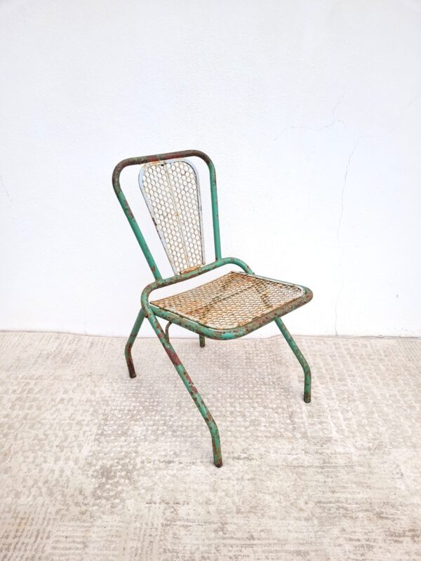 Rare chaise pliante par René Malaval vers 1950 01