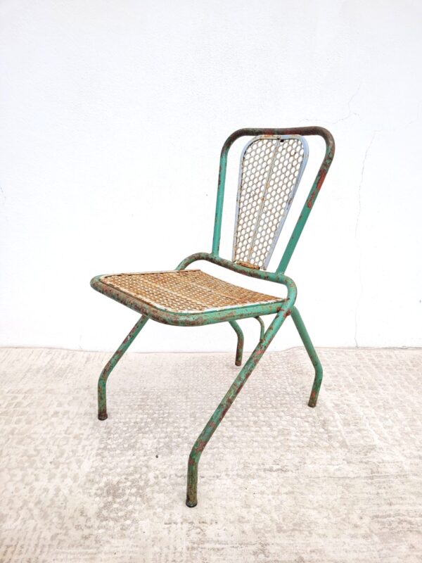 Rare chaise pliante par René Malaval vers 1950 02