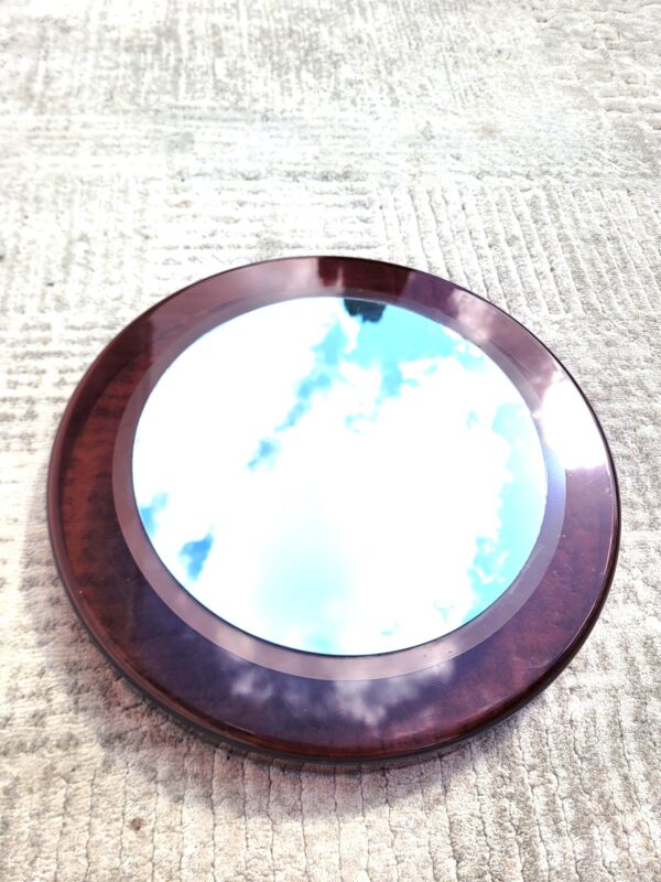 Miroir rond en plexiglas 70s 03