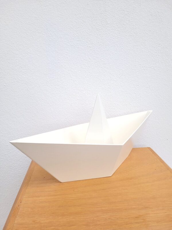 Paire de bateaux origami en bois 02