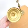 Paire de bougeoirs doré 05