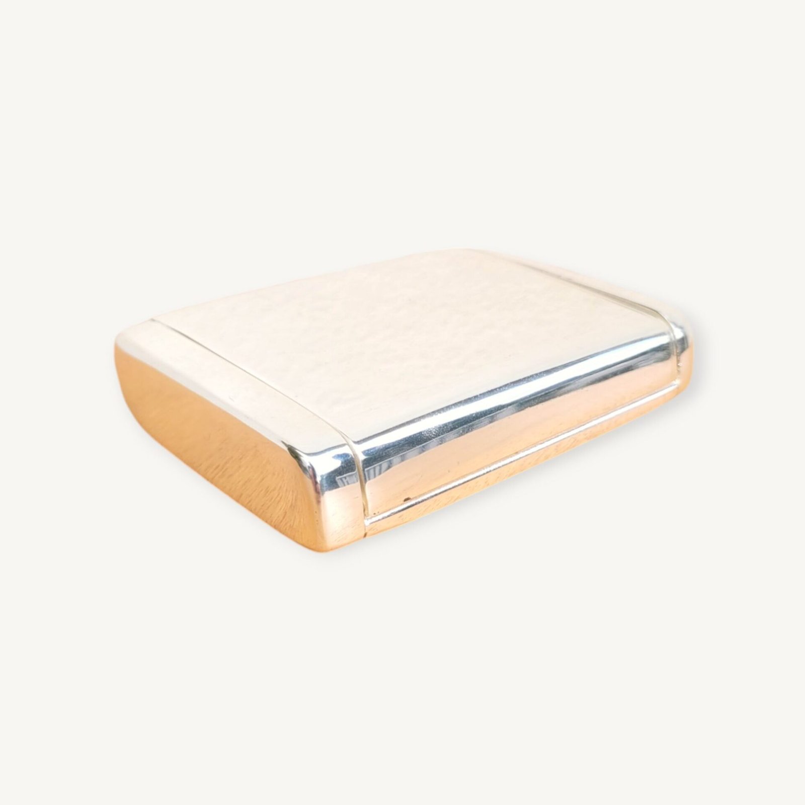 Porte-cartes De Visite En Métal Doré – Lot De 2 – Dimensions 7,3 X 7,3 X 10 Cm – Support Bureau élégant Pour Hommes Et Femmes