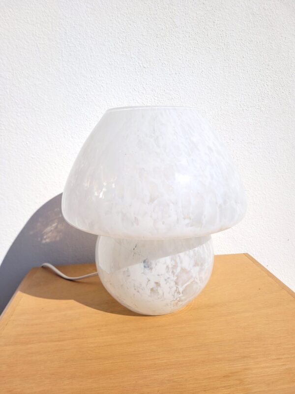 Lampe champignon en verre Murano 1970 02