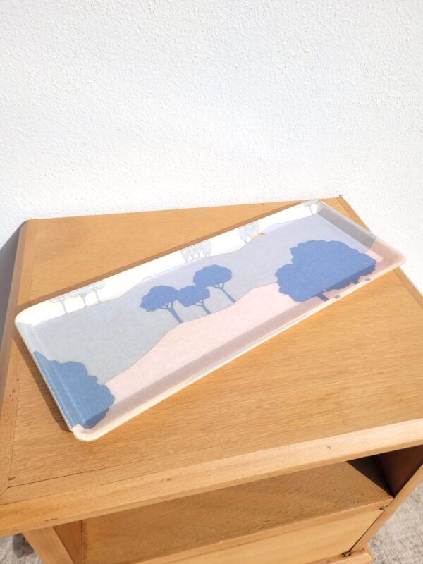 Plateau Alpac pastel en fibre de verre 1980 01
