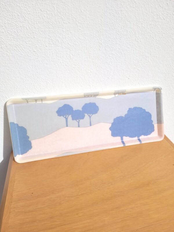 Plateau Alpac pastel en fibre de verre 1980 03