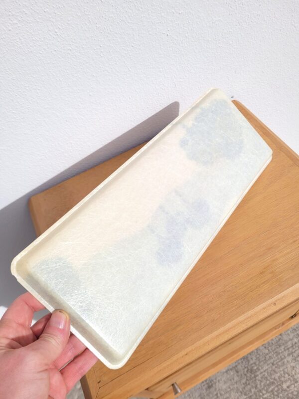 Plateau Alpac pastel en fibre de verre 1980 04