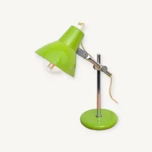 Lampe verte vintage orientable 70s 06