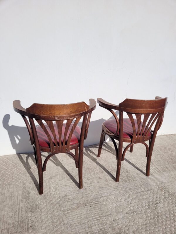 Paire de fauteuils bistrot 03