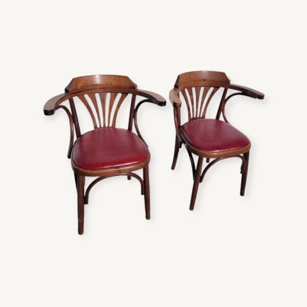 Paire de fauteuils bistrot 06