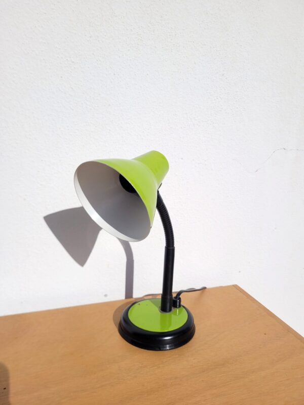 Petite lampe flexible verte pomme 80s 02