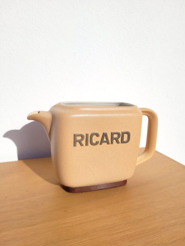 Pichet céramique brun Ricard 01