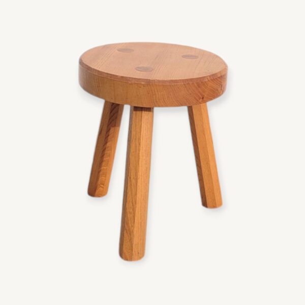 Tabouret bas tripode en frêne 06