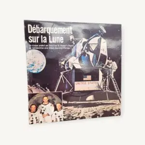 Disque vinyle 45t Débarquement sur la lune 06