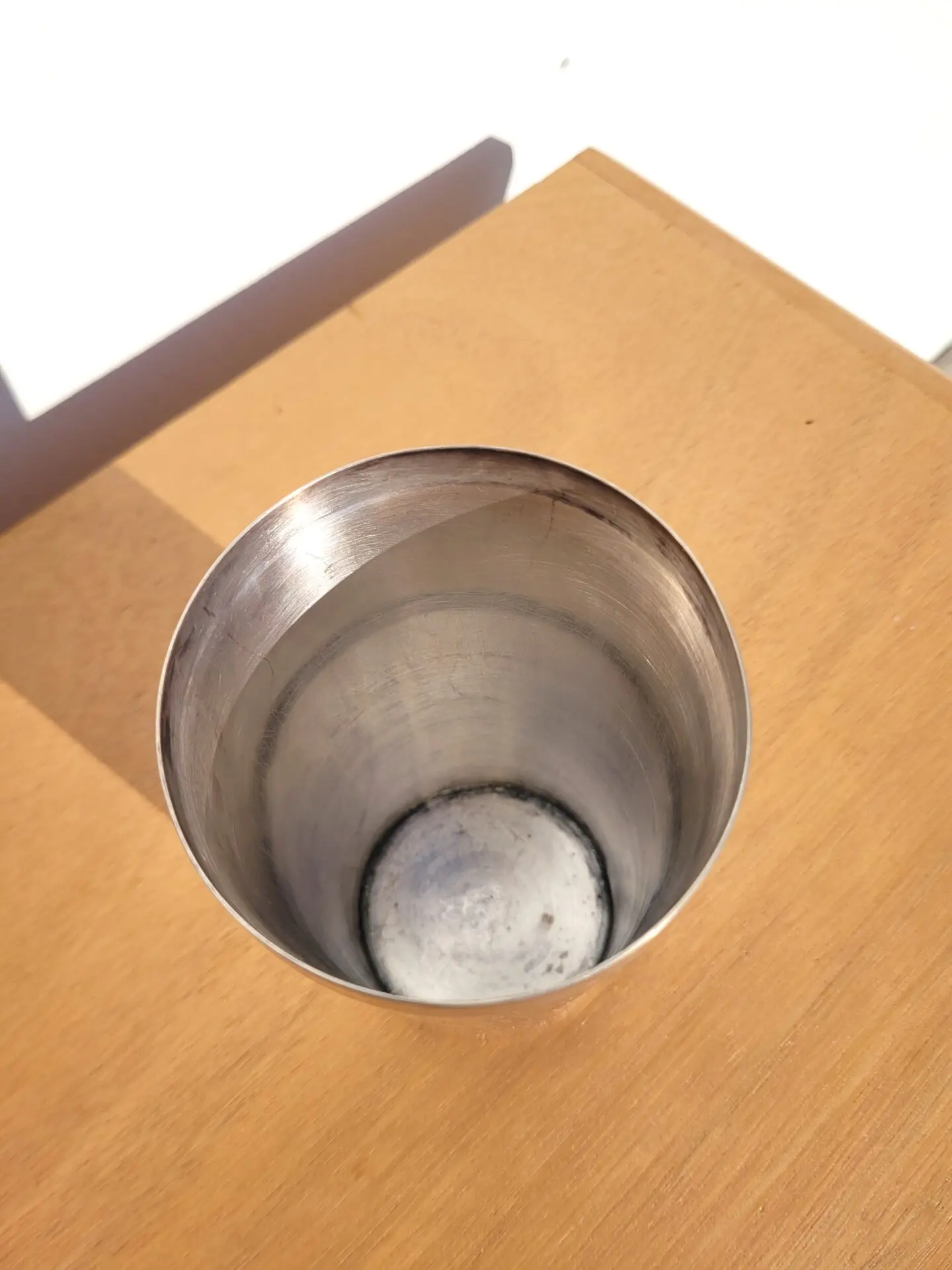 Verre gobelet Christofle en métal argenté 03