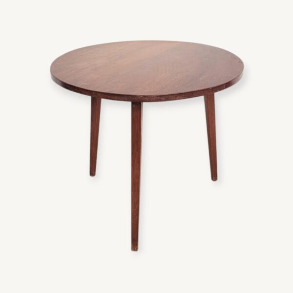 Petite table basse ronde vers 1960 06