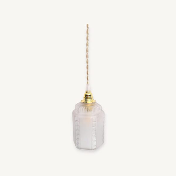 Suspension lampe baladeuse esprit Art déco 06