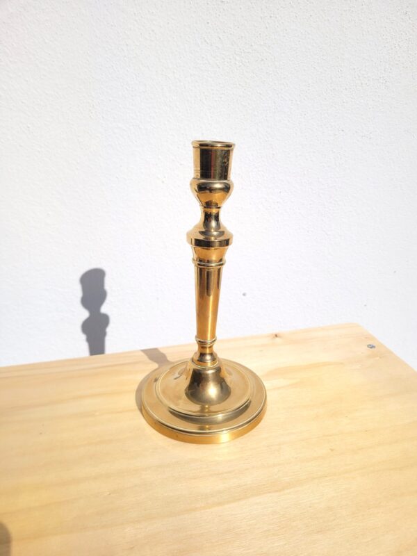 Bougeoir en bronze doré 01