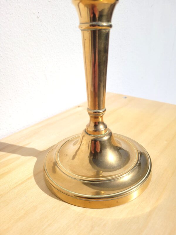 Bougeoir en bronze doré 03
